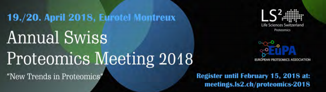 Annual Swiss Proteomics Meeting 2018-Montreux